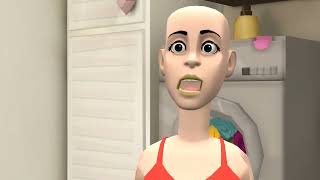 Crank Cyan Shaves Celebrate Carlas Hair And Gets Grounded