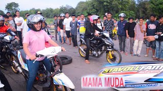 Drag race 201M mama muda tetap gass pull