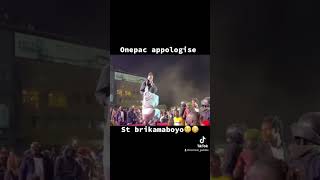 Onepac Apologies St Brikamaboyo