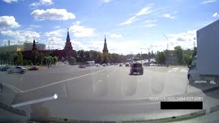 Видео Тверь → Москва (Тверь, улица Луначарского → Москва, 1-й Тульский переулок). Август 2015 от Denis IzTveri, 1-й переулок, Тверь, Россия