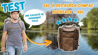 Test Sac À Dos Korda Compac Rucksack 60L