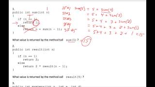 Java Tracing Recursion Worksheet #1 Java Tracing Recursion Worksheet #1