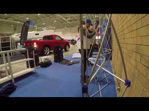 Oh the fun of #TOBoatShow Setup