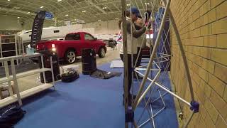 Oh the fun of #TOBoatShow Setup
