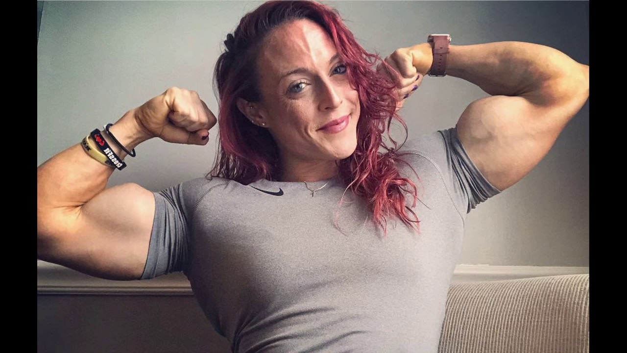 Busty mature female biceps