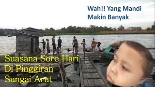 Azzam Melihat Abang-Abang Mandi Di Sungai Arut Azzam Soleh