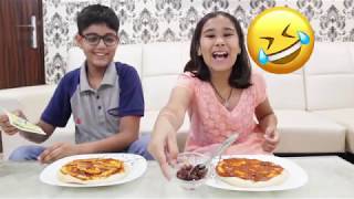 PIZZA CHALLENGE | #funny #kids #bloopers |fun with divija somani|