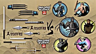 Shadow Fight 2 Lynx And Bodyguard Weapons Vs Lynx And Bodyguards