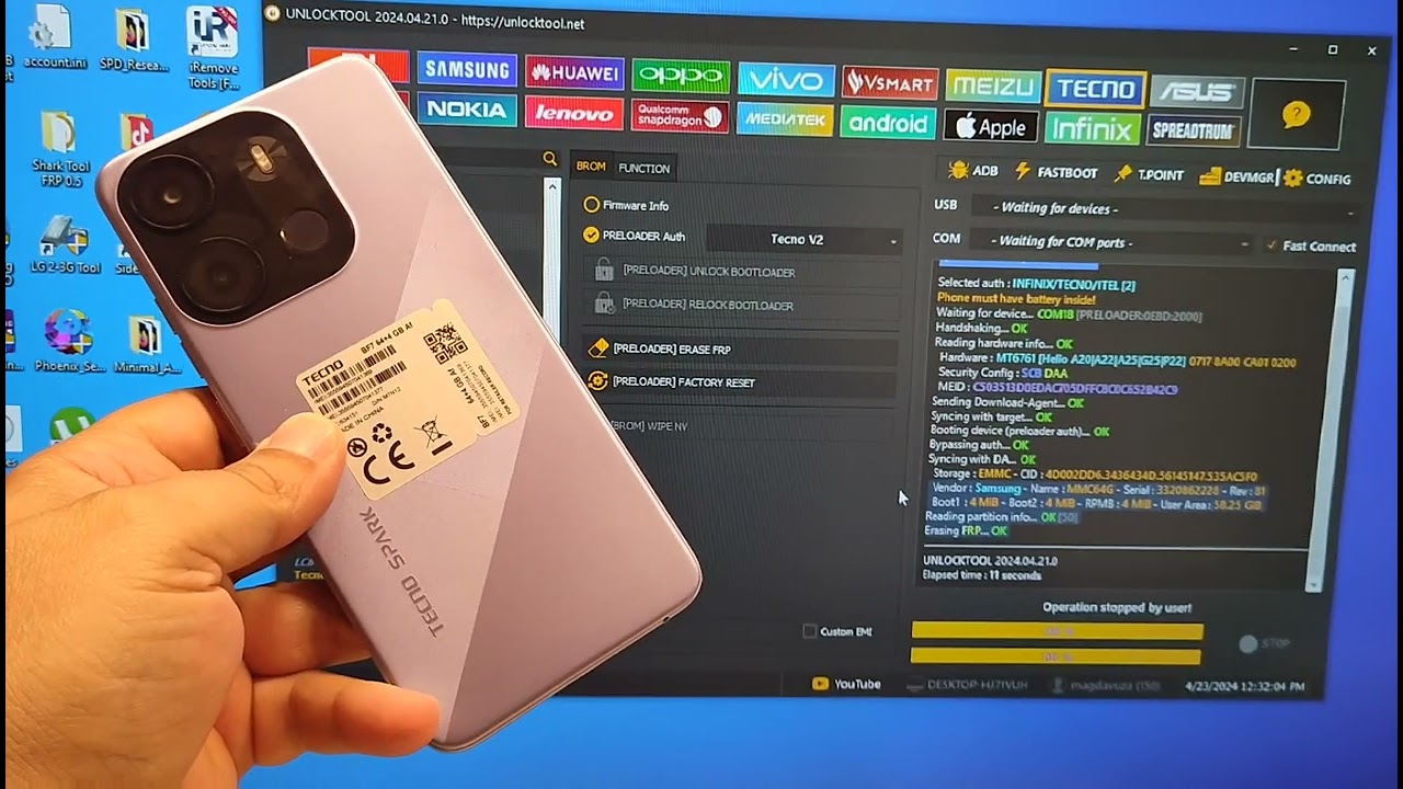 Tecno Spark Go 2023 (BF7n) FRP Bypass | FRP Unlock Tecno Tecno Spark Go 2023 (BF7n) FRP Bypass | FRP Unlock Tecno