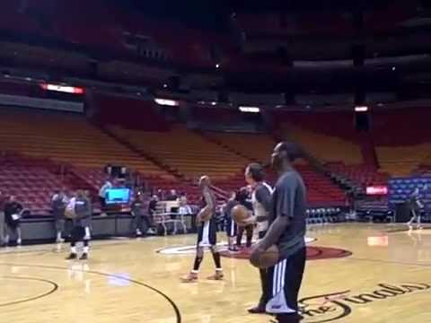 Lebron James, Dwade, Ray Allen, Mike Miller three point contest