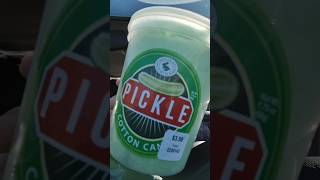 Trying Pickle Flavored Cotton Candy As A Picky Eater Weird Combo