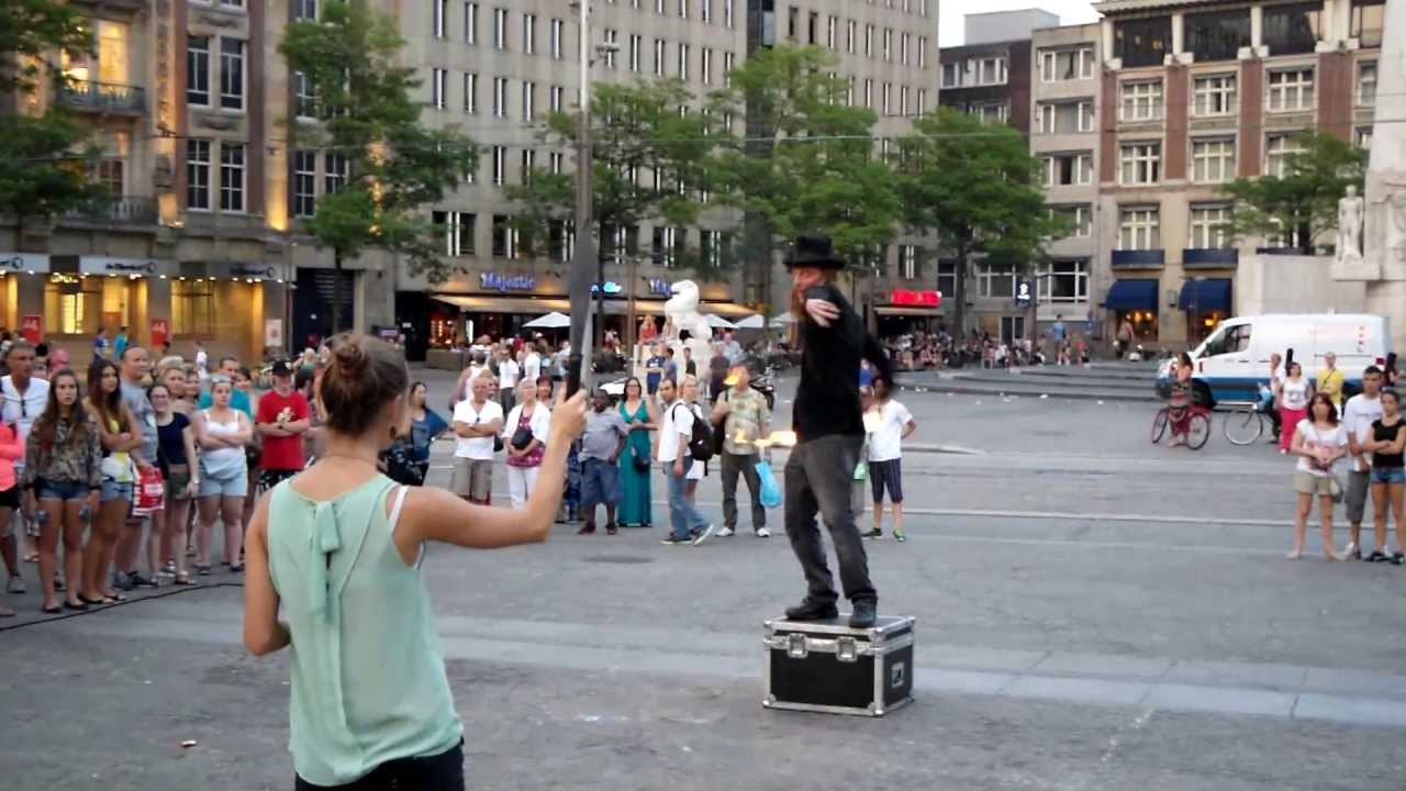 White molests random strangers streets amsterdam photo