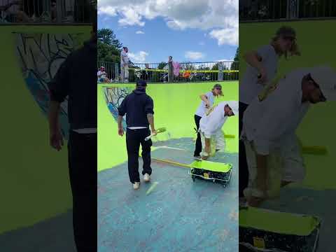 Painting a skatepark by the local community - full video on the STYP channel