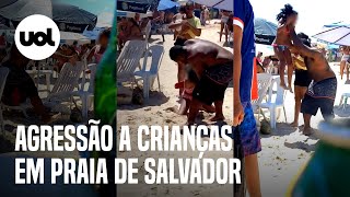 Crianças São Agredidas Pelo Pai Em Praia Da Bahia Polícia Investiga O Caso