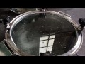 Video stainless steel manways with glass lids for easy viewing - manway with glass manhole doors