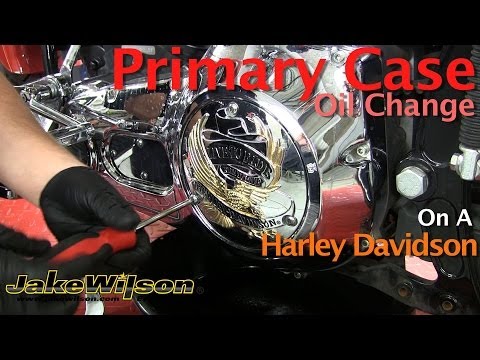 Harley Davidson Primary Case Oil Change & Primary Chain Adjustment Harley Davidson Primary Case Oil Change & Primary Chain Adjustment klip izle