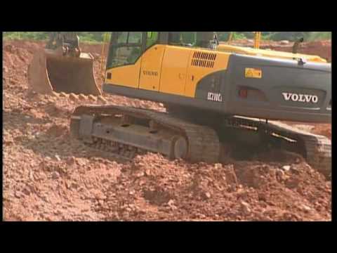 Basic Operating Instructions for Volvo C-Series Crawler Excavators.