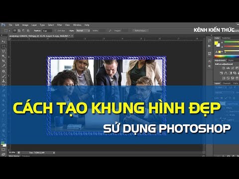 Hướng dẫn tạo khung hình cho ảnh bằng Photoshop