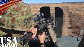 t Armoured Vehicle), FN Minimi Gun Fire