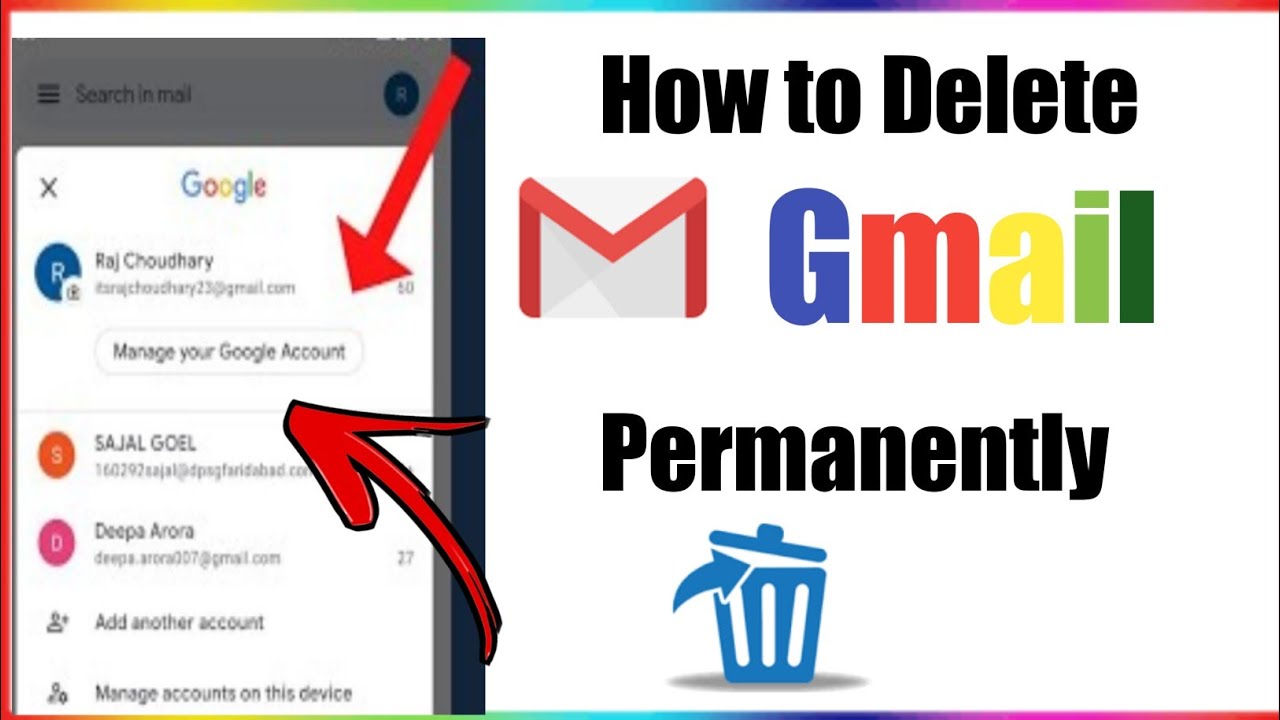 How to delete Gmail Account Permanently in How to delete Gmail Account Permanently in