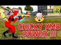 SOLO VS SQUAD || CHICKY XM8 POWER😱 !!! FIRST GAMEPLAY WITH NEW XM8 SKIN🔥 || 90% HEADSHOT INTEL I5