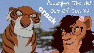 (Me Annoying The Hell Out Of Jun) Shere Khan & Nala {Big Bang Theory} Voice Over Crack