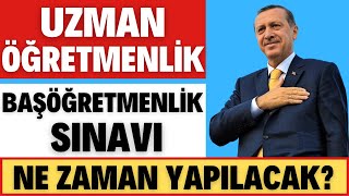 Uzman Öğretmenli̇k Ve Başöğretmenli̇k Sinavi Ne Zaman Yapilacak? Sinav Takvi̇mi̇ Belli̇ Oldu