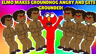 Elmo Scares Groundhog On Groundhog Day & Gets Grounded My 250Th Goanimate Ever
