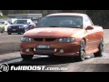 Twin turbo Holden LS Ute struggles for grip