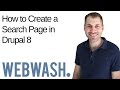 How to Create a Search Page in Drupal 8