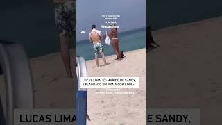 Lucas Lima, Ex-Marido De Sandy, É Flagrado Com Loira Em Praia