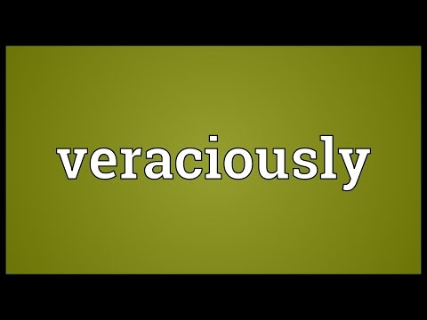 Header of veraciously