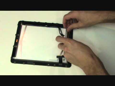 Tutorial - iPad 1 - How to Replace Front Screen Assembly Touchscreen 