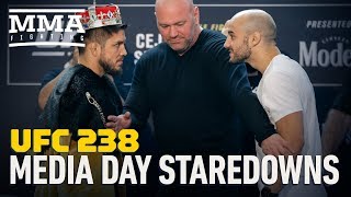 Ufc 238 Media Day Staredowns - Mma Fighting