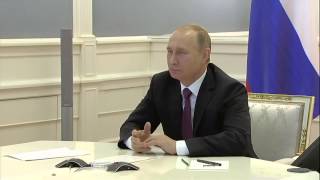 Путин: телемост Кремль - Антарктида 26.12.2014