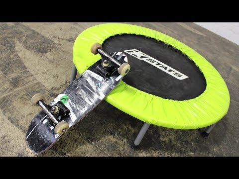 Mini board vs. mini trampoline