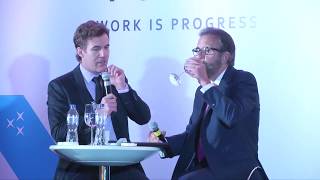 Conferencia WIP: Andrés Aramburo junto a Edmundo Aja