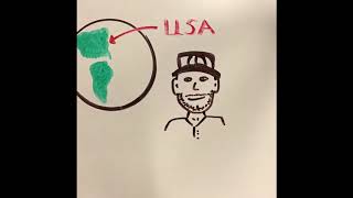 Great Wall of China Tourist Whiteboard Story