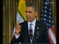 Obama speech at University of Yangon - DVB Live