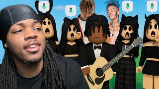 Singing Xtentacion And Juice Wrld To E-Girls On Mic Up Roblox Voice Chat