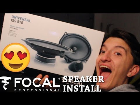 Installing NEW FOCAL SPEAKERS In My Mustang Gt ! THEY SOUND AWESOME