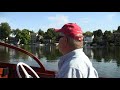 Joe in his wood boat with Bob (subtitle das joe) 9/17/2009