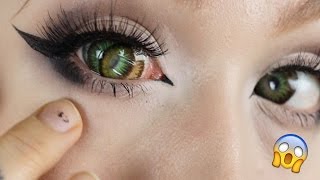 Wearing TWO pairs of Circle lenses at once?