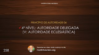 Martinho Lutero Semblano - O Princípio de Autoridade (aula 06)