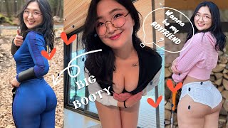 4K Big Booty Korean Gf Roleplay Date Pov With Aroomi