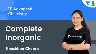 Complete Inorganic Jee Advanced Chemistry Rank Up Khushboo Chopra