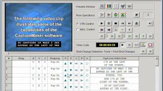 Captionmaker - Formatting Text Basics