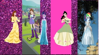 Disney Princess Swap Colours Transform Equestria Girls Mane 6 Mlp Equestria Girls Transform Disney