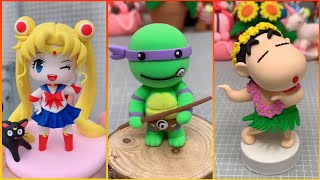Make Cute Sailor Moon, Shin Chan, Ninja Turtles With Clay Clay Art Compilation Polymer Clay