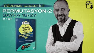 Permütasyon-2 Kamp 2.Gün Sayfa 18-27 Arası Öğrenme Garantili